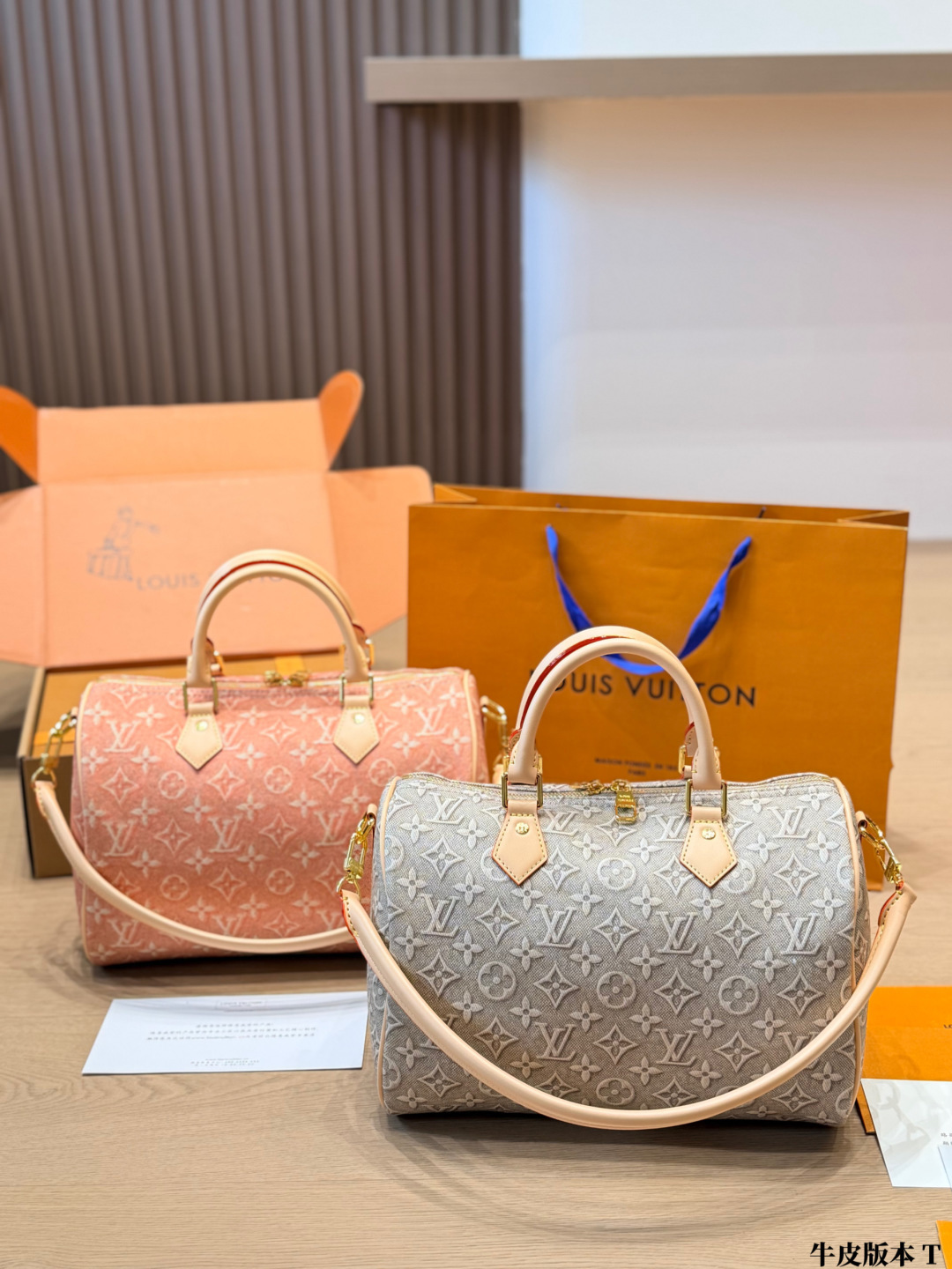 LV Speedy Handbag Monogram Canvas Cowhide Leather Top 3